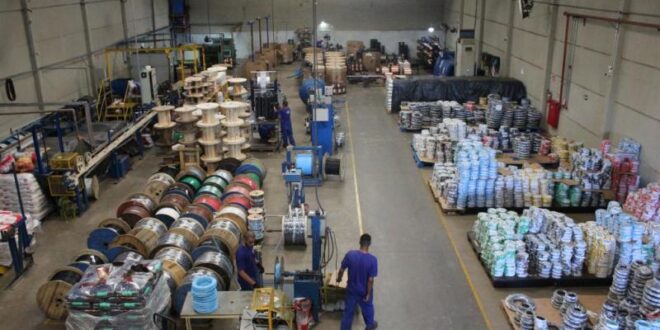 Fábrica de fios e cabos elétricos