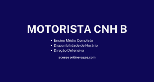 Motorista CNH B