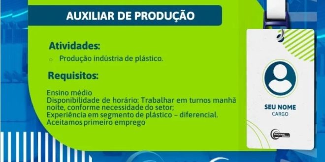 Paking Group - Auxiliar de Produção