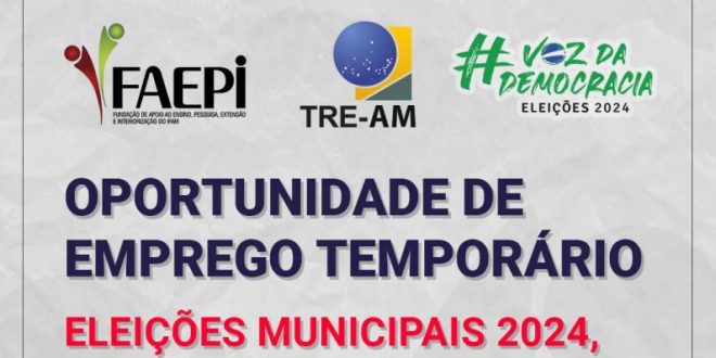 Faepi oportunidade - eleições 2024