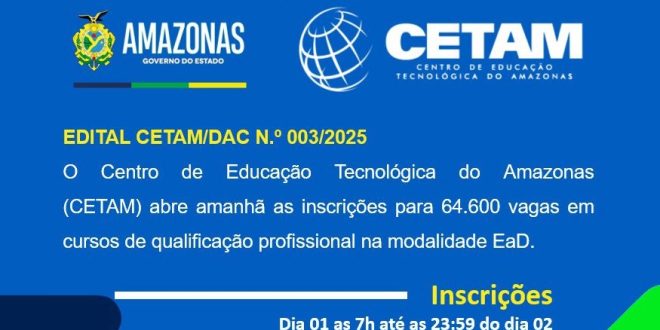 Cetam edital 003.2025