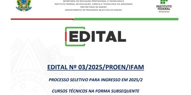 Edital Ifam 2025