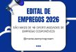 Edital de Empregos 2026
