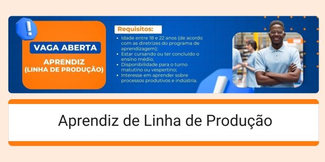 Aprendiz Linha de Produção