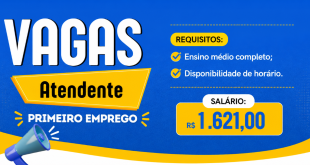 Atendente - Primeiro Emprego