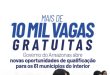 10 mil vagas gratuitas