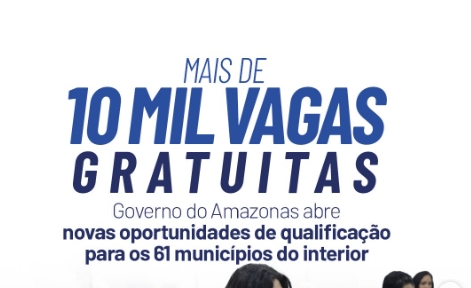 10 mil vagas gratuitas
