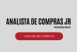 Analista de Compras Jr