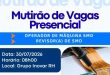 Mutirão de Vagas - Inovar RH