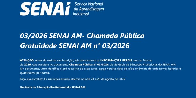 Senai Cursos 03.2026