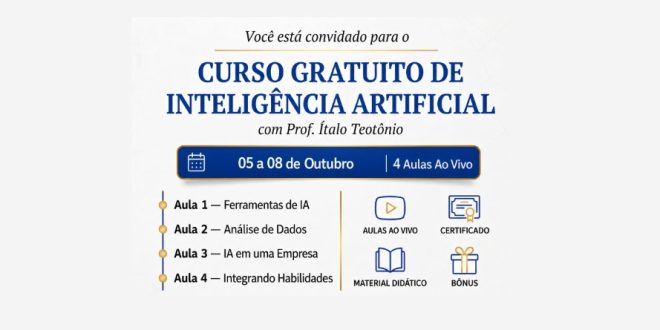Curso de IA - outubro 2026